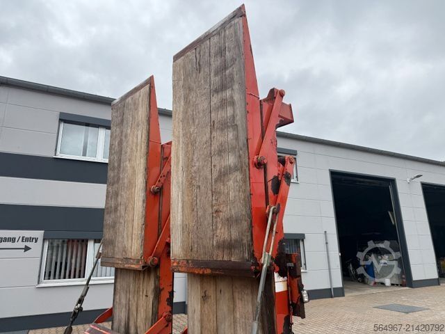 Low loader semitrailer MÜLLER-MITTELTAL TS3 hydr Rampen GIGANT LUFT