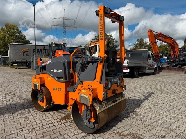 Walzenzug HAMM HD12i VO VIO Oszillation Tandemwalze TOP