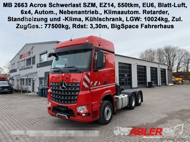 Heavy-duty truck MERCEDES-BENZ 2663 Arocs Nebenantrieb Retarder VOLL