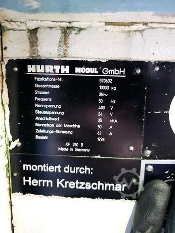 Kegelradfräsmaschine HURTH-MODUL KF 250 B