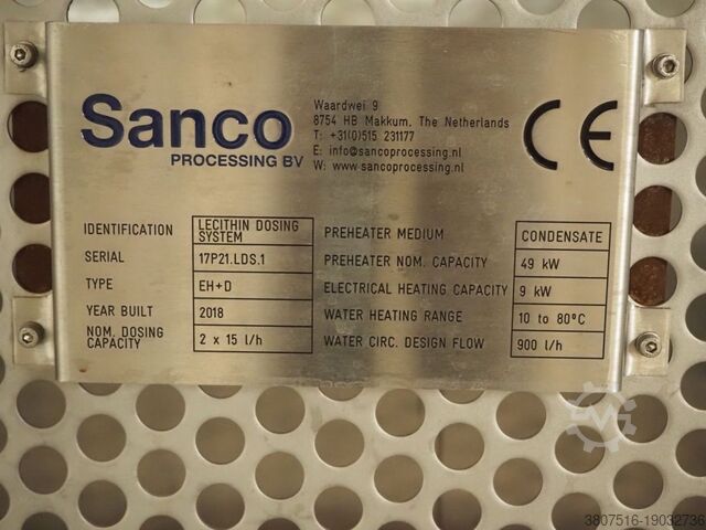 DOSING INSTALLATION SANCO DOSING INSTALLATION