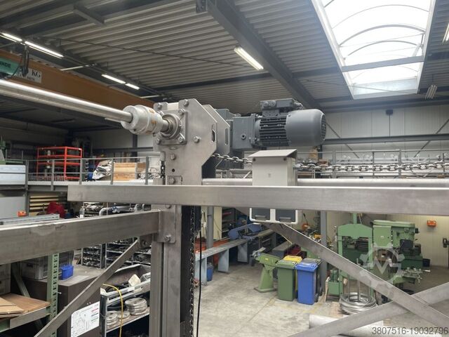 Angetriebenes Rollenförderband Van der Meijden Machines Powered roller conveyor belt