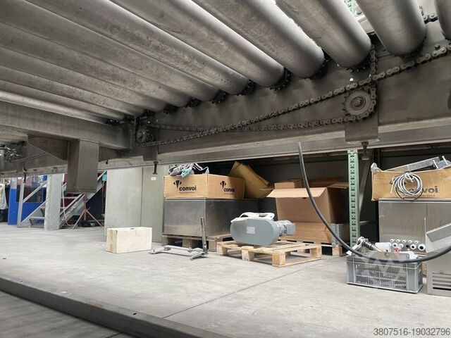 Angetriebenes Rollenförderband Van der Meijden Machines Powered roller conveyor belt