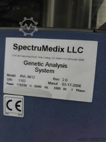 Genetic Analysis System DNA SpectruMedix LLC RVL 9612
