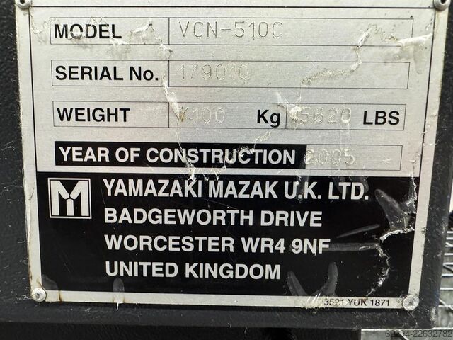 2005 Mazak VCN 510C Mazak VCN 510C