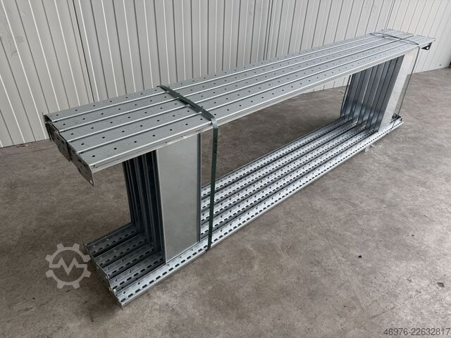 Steckregal META CLIP / Rahmenprofil: N 2.000 x800 mm