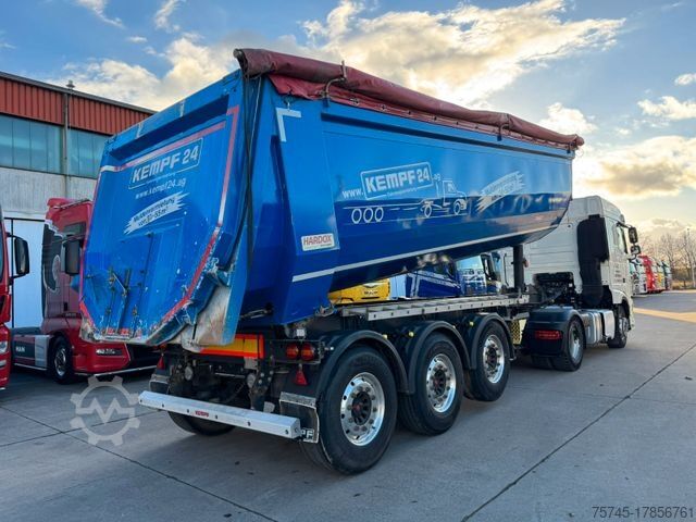 Tipper semitrailer KEMPF SKM 31 KUBIK*STAHL-MULDE*LIFTACHSE*ALCOA*HARDOX*