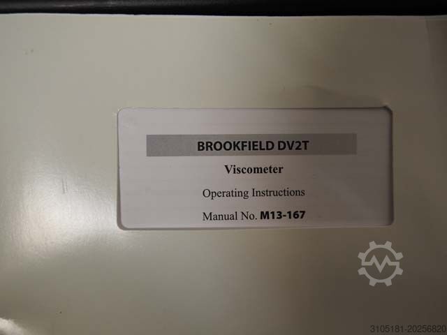 Viscometer Brookfield DX2TLVKJO