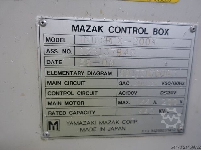 5-axis multifunction turning-milling center MAZAK INTEGREX 200Y