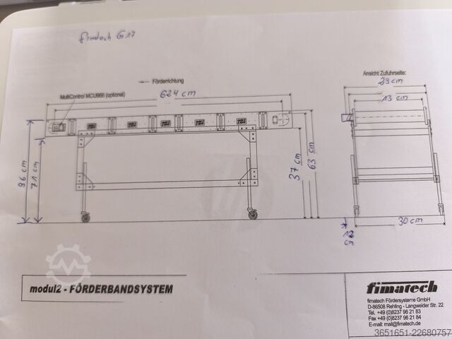 Conveyor fimatech Flachförderband