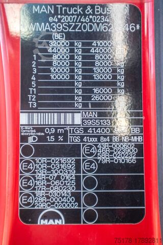 Crane MAN TGS 41.400 BB + EFFER 525/6x+JIB 6x