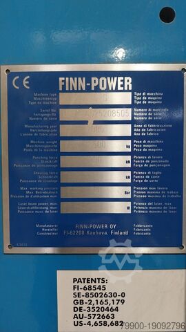 Punch press FINNPOWER Serie A S