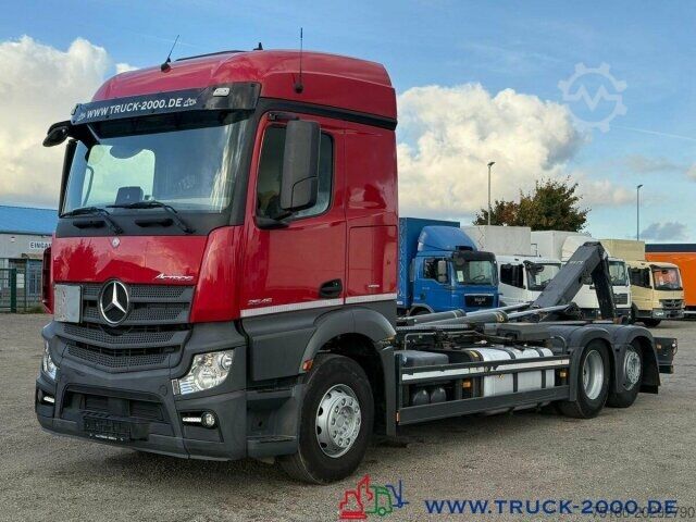 Roll-off tipper truck Mercedes-Benz Actros 2645 StreamSpace Meiller RS21 FB Retarder