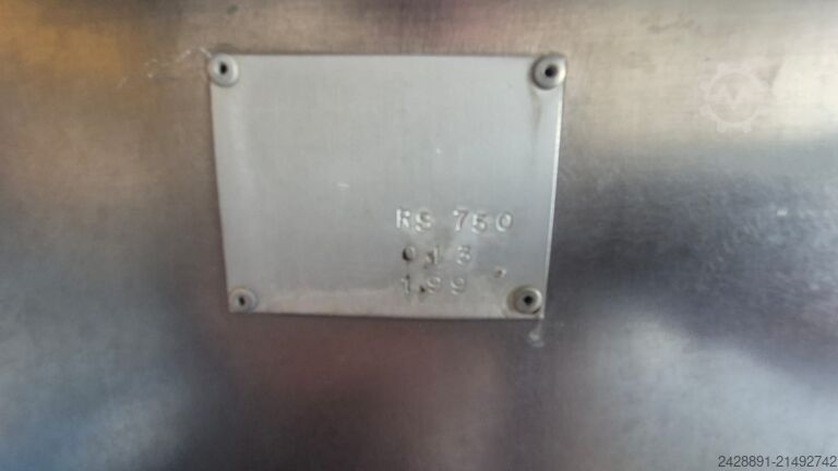 Zweiwellen-Paddelmischer und Hubvorrichtung Risco RS 750