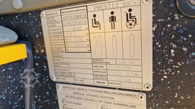 Motor coach TEMSA Prestij SX Novo Lux Daily Lagerfahrzeug