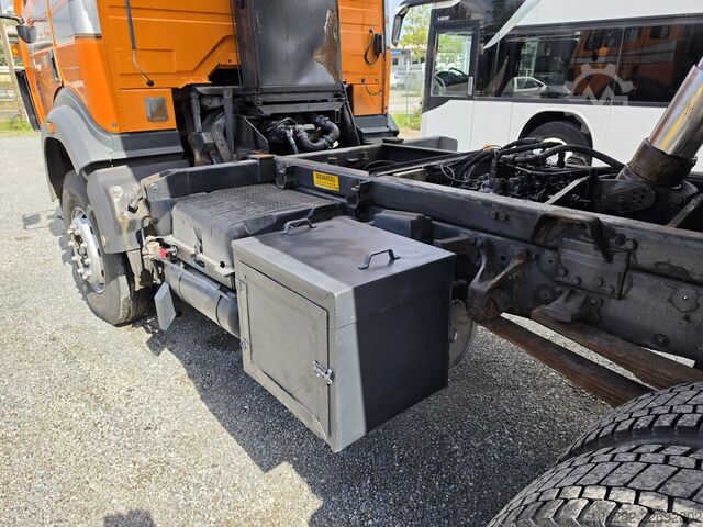 Three-sided tipper truck Mercedes-Benz 1824 AK/ 36 V6 Blatt/Blatt Manual