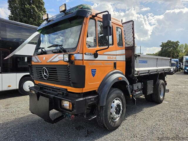 Three-sided tipper truck Mercedes-Benz 1824 AK/ 36 V6 Blatt/Blatt Manual