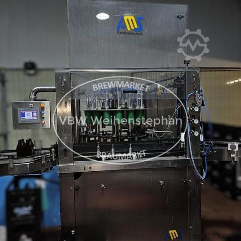 Glass bottle filling line