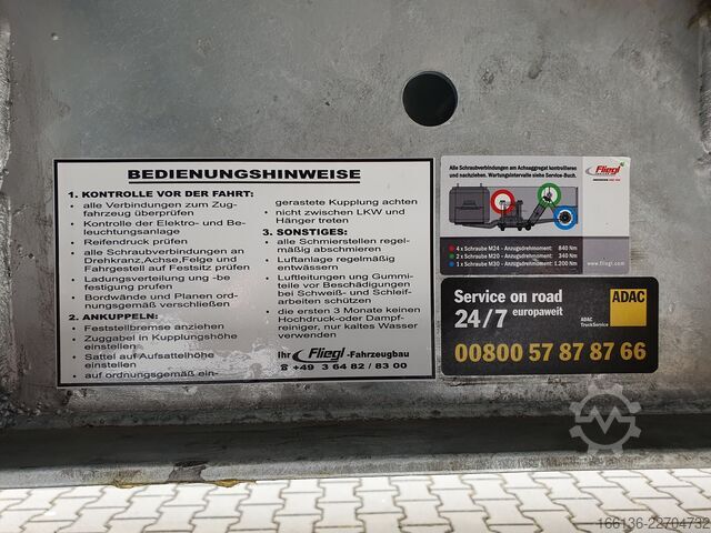 Anhänger mit Standardaufbau FLIEGL ZPS 200 K-Jumbo-Z 70 Kombianhänger