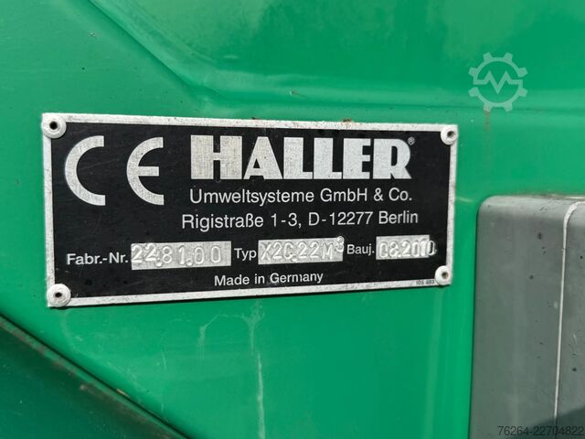 Abfallsammelfahrzeug Scania P360 6x2 GARBAGE HALLER EURO5