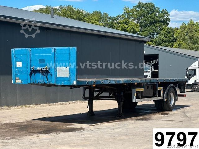 Working platform semitrailer PACTON 1520D-S 1.Achs Plateau-Auflieger