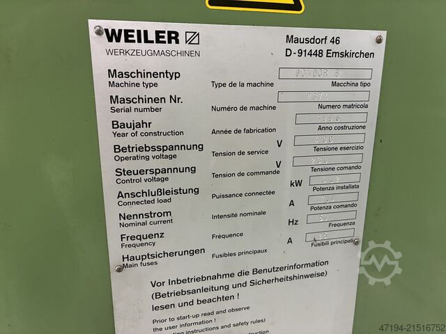 Leit-/Zugspindeldrehmaschine WEILER Condor