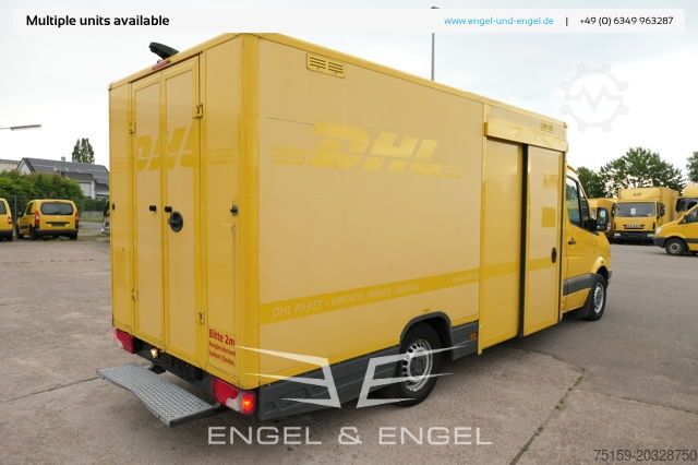 Box van mercedes-benz SPRINTER 310 CDI MAXI EURO-5 KOFFER REGALE KAMERA DURCHGANG