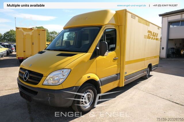 Box van mercedes-benz SPRINTER 310 CDI MAXI EURO-5 KOFFER REGALE KAMERA DURCHGANG