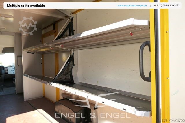 Box van mercedes-benz SPRINTER 310 CDI MAXI EURO-5 KOFFER REGALE KAMERA DURCHGANG