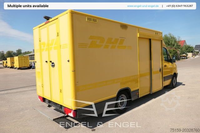 Box van mercedes-benz SPRINTER 310 CDI MAXI EURO-5 KOFFER REGALE KAMERA DURCHGANG