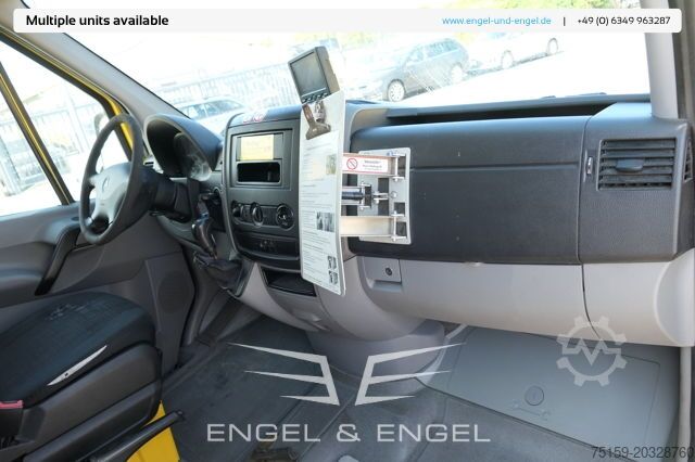 Box van mercedes-benz SPRINTER 310 CDI MAXI EURO-5 KOFFER REGALE KAMERA DURCHGANG