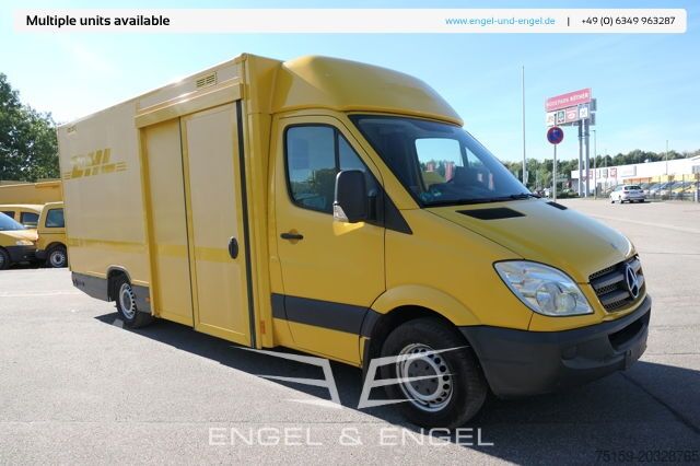 Box van mercedes-benz SPRINTER 310 CDI MAXI EURO-5 KOFFER REGALE KAMERA DURCHGANG
