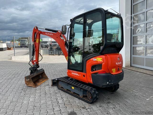 Minibagger Kubota KX019-4 / nur 299h / 2024 / Löffelpaket