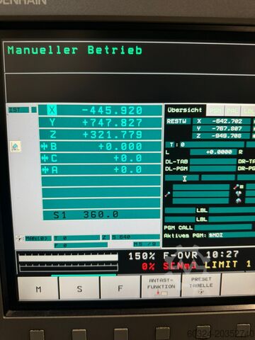 CNC Bearbeitungszentrum - Universal - 5 Achsen - Simultan SHW UNISPEED 5