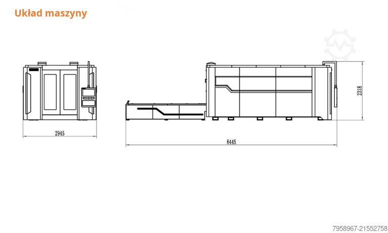 FASERLASERSCHNEIDMASCHINE MTP F-6000 Metal Technics Polska MTP F-6000