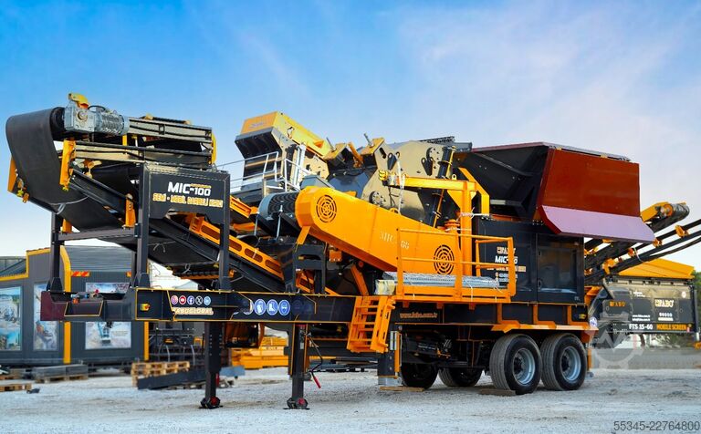 Crushing unit FABO Mobile Impact Crusher Mobile Impact Crusher MIC-100