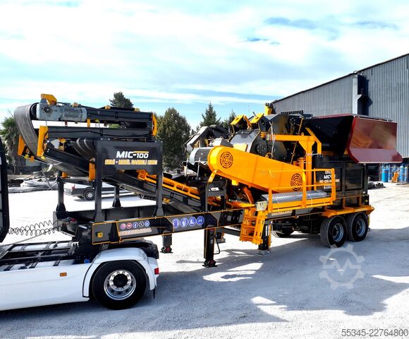 Crushing unit FABO Mobile Impact Crusher Mobile Impact Crusher MIC-100