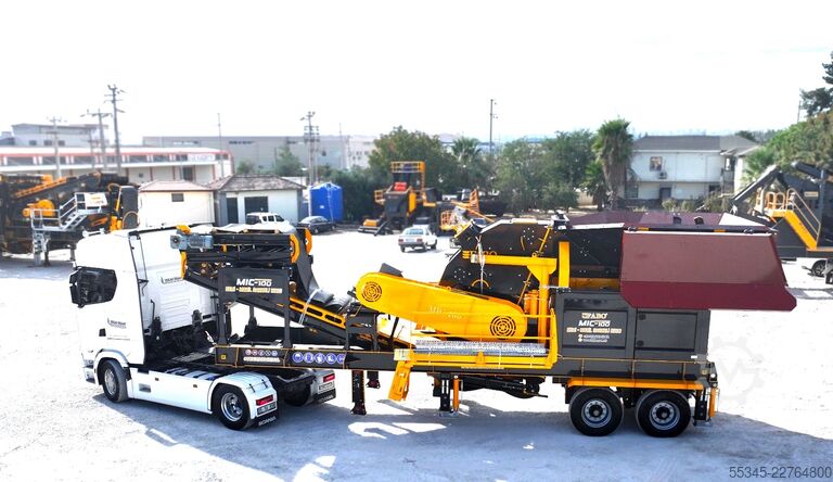 Crushing unit FABO Mobile Impact Crusher Mobile Impact Crusher MIC-100
