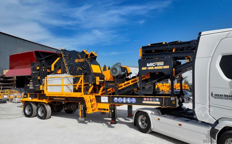 Crushing unit FABO Mobile Impact Crusher Mobile Impact Crusher MIC-100