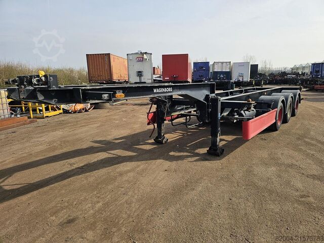 Transport von Containern FLIEGL SDS 350| LOWLOADER 20 FOOT CONTAINER CHASSIS | ...