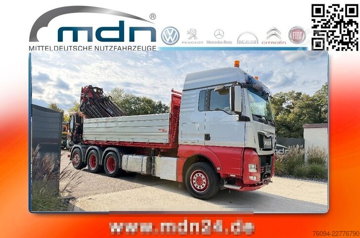 Autokran MAN TGS 35.480 8x4 KRAN+JIB 32m Kipper 5/6 Steuerkre