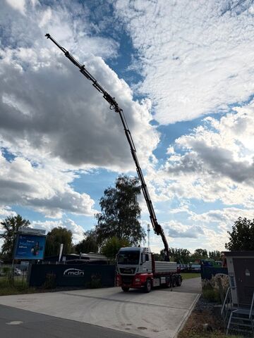 Autokran MAN TGS 35.480 8x4 KRAN+JIB 32m Kipper 5/6 Steuerkre