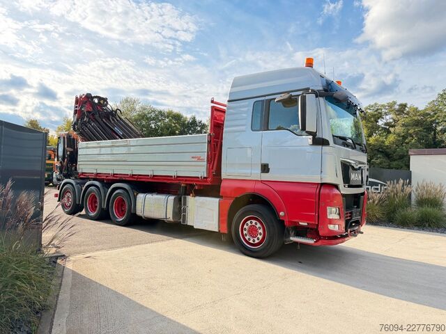 Autokran MAN TGS 35.480 8x4 KRAN+JIB 32m Kipper 5/6 Steuerkre
