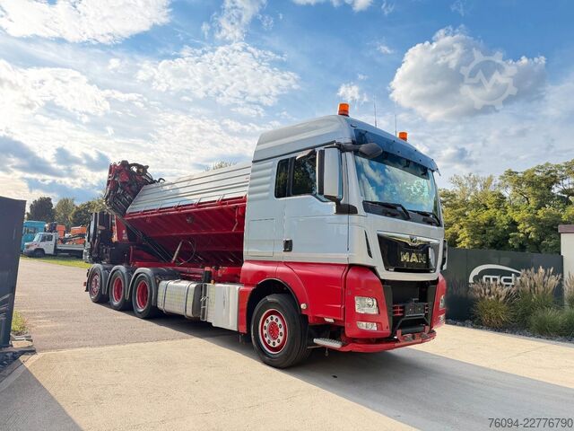 Autokran MAN TGS 35.480 8x4 KRAN+JIB 32m Kipper 5/6 Steuerkre