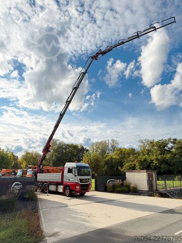 Kipper LKW MAN TGS 35.480 8x4 KRAN+JIB 32m Kipper 5/6 Steuerkre