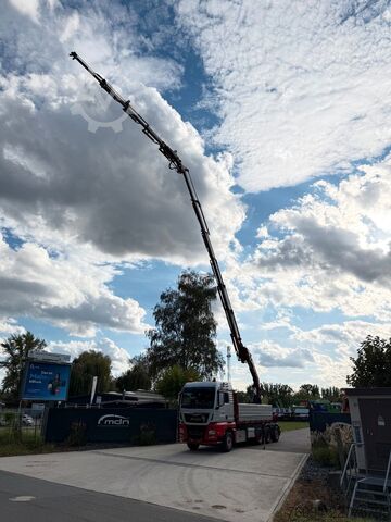 Kipper LKW MAN TGS 35.480 8x4 KRAN+JIB 32m Kipper 5/6 Steuerkre