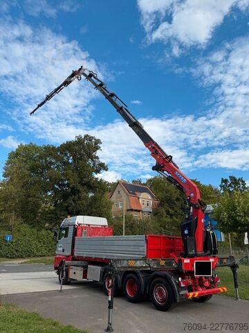 Kipper LKW MAN TGS 35.480 8x4 KRAN+JIB 32m Kipper 5/6 Steuerkre