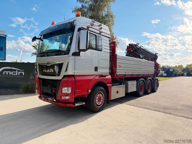 Kipper LKW MAN TGS 35.480 8x4 KRAN+JIB 32m Kipper 5/6 Steuerkre
