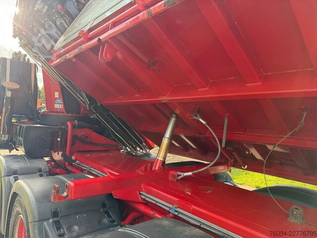 Kipper LKW MAN TGS 35.480 8x4 KRAN+JIB 32m Kipper 5/6 Steuerkre