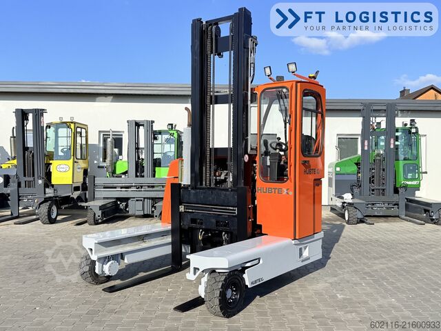 4-way forklift Hubtex DQ45G DUPLEX 5000 FORK-POSITIONER CABIN